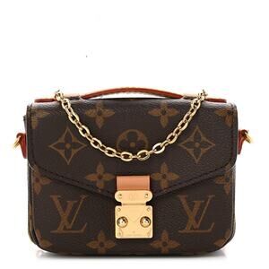 Louis Vuitton Micro Metis Monogram Canvas microchipped